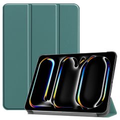 imoshion Coque tablette Trifold Apple iPad Pro 13 (2024) M4 - Vert foncé