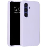 Accezz Coque Liquid Silicone avec MagSafe Samsung Galaxy S26 - Violet