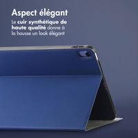 Accezz Coque tablette Classic Apple iPad Air 11 pouces (2025) M3 / (2024) M2 / Air 5 (2022) / Air 4 (2020) - Bleu foncé