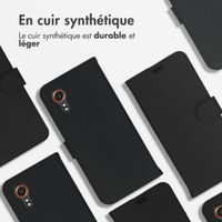 Accezz Étui de télephone Wallet Samsung Galaxy Xcover 7 - Noir
