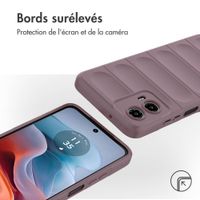 imoshion Coque arrière EasyGrip Motorola Moto G34 - Violet