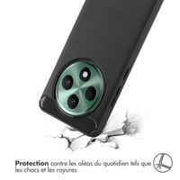 imoshion Coque Brushed Oppo Reno 12F 5G - Noir