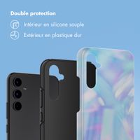 Selencia Coque arrière Vivid Samsung Galaxy A34 (5G) - Holographic Blue Dream