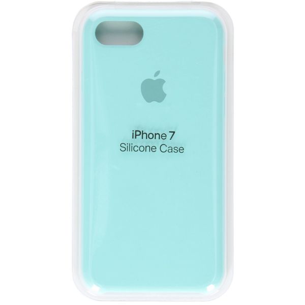 Apple Coque en silicone Apple iPhone SE (2022 / 2020) / 8 / 7 - Sea Blue