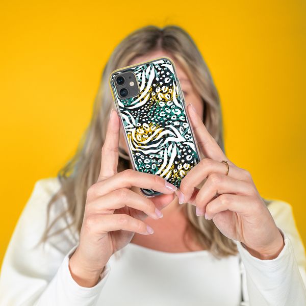 imoshion Coque Design iPhone 11 Pro - Jungle - Blanc / Noir / Vert