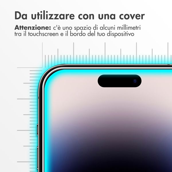 Accezz Protection d'écran en verre trempé Apple iPhone 15 Plus / 15 Pro Max / 16 Plus