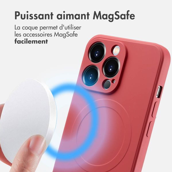 imoshion Coque Couleur avec MagSafe iPhone 13 Pro - Dusty Rose