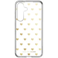 iDeal of Sweden Coque Clear Samsung Galaxy S24 - Golden Hearts