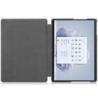 imoshion Coque tablette Trifold Microsoft Surface Pro 9 / Pro 10 / Pro 11 - Gris