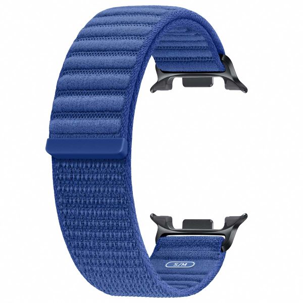 Samsung Bracelet en tissu original Samsung Galaxy Watch 8 (40/44mm) / Classic (46mm) - S/M - Navy