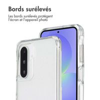imoshion Coque arrière transparente Pailletée Samsung Galaxy A36 / A56 - Argent