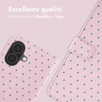 imoshion Étui de télephone portefeuille Design Apple iPhone 17 - Happy Dots