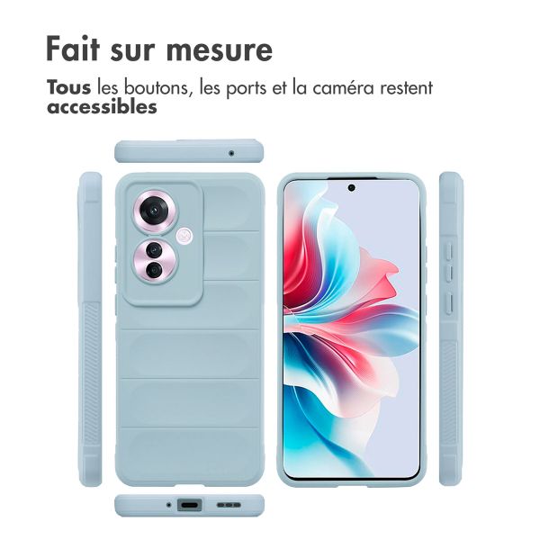 imoshion EasyGrip Backcover Oppo Reno 11 F - Bleu clair