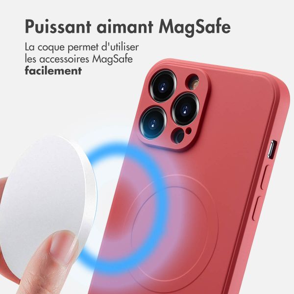 imoshion Coque Couleur avec MagSafe iPhone 13 Pro Max - Dusty Rose