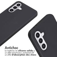 imoshion Coque en silicone avec cordon Samsung Galaxy A56 - Noir