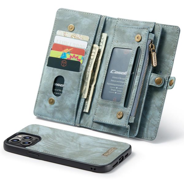 CaseMe Etui de téléphone de luxe en cuir deux iPhone 13 Pro