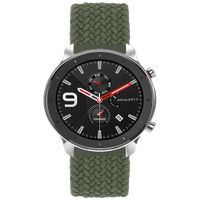 imoshion Bracelet en nylon tressé Amazfit GTR - Vert foncé