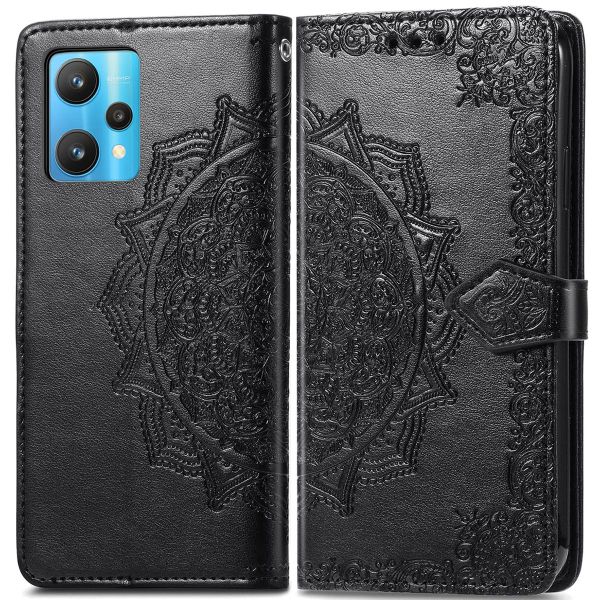 imoshion Etui de téléphone portefeuille Mandala Realme 9 Pro - Noir