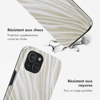 Selencia Coque arrière Vivid avec MagSafe Apple iPhone 15 - Nature Light Brown