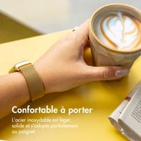 imoshion Bracelet magnétique milanais Fitbit Charge 5 - Taille S - Doré