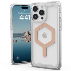 UAG Coque Plyo MagSafe iPhone 15 Pro Max - Ice / Rose Dorée