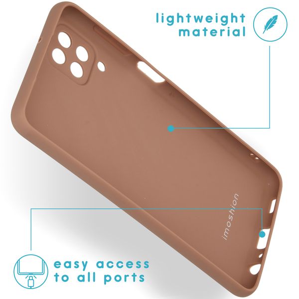 imoshion Coque Couleur Samsung Galaxy A12 - Taupe