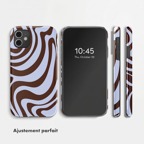 Selencia Coque arrière Vivid Apple iPhone 11 - Dream Swirl Chocolate