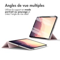 imoshion Magnetic etui de téléphone portefeuille Apple iPad Air 11 pouces (2025) M3 / (2024) M2 / Air 5 (2022) / Air 4 (2020) - Rose