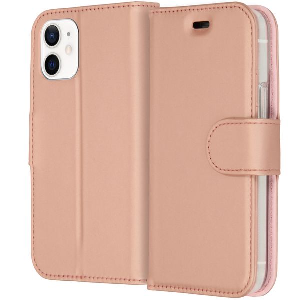 Accezz Étui de téléphone Wallet iPhone 12 Mini - Rose Champagne