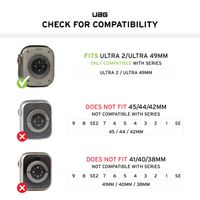 UAG Scout | Coque Bumper Apple Watch Ultra / Ultra 2 / Ultra 3 - 49 mm - Noir