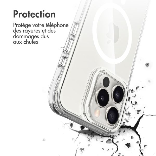 imoshion Coque Rugged Air MagSafe Apple iPhone 16 Pro - Transparent