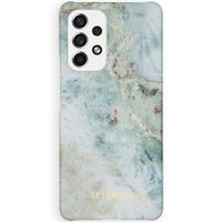 Selencia Coque Maya Fashion Samsung Galaxy A53 - Marble Blue