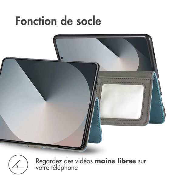 imoshion Étui de télephone portefeuille Samsung Galaxy Fold 7 - Bleu clair