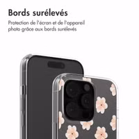 imoshion Coque Design Apple iPhone 16 Pro - Floral Peach