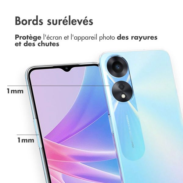 Accezz Coque Clear Oppo A78 (5G) - Transparent