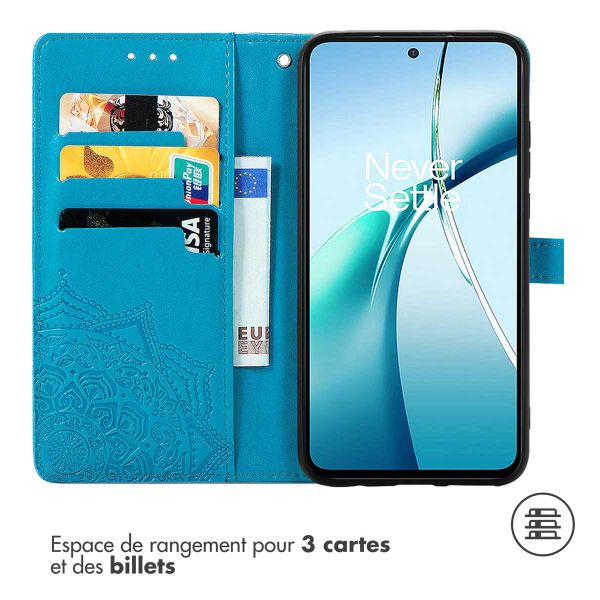 imoshion Etui de télephone Mandala Motorola Moto G15 / G15 Power - Turquoise