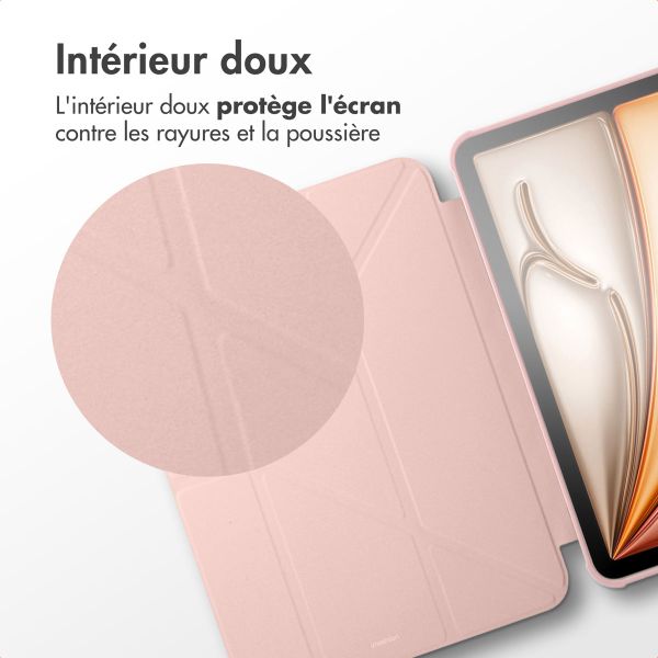 imoshion Coque tablette Origami iPad Pro 11 (2024) M4 - Rose