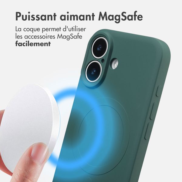 imoshion Coque Couleur avec MagSafe Apple iPhone 17 - Vert foncé