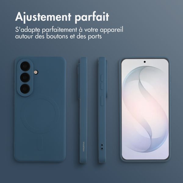imoshion Coque Couleur avec MagSafe Samsung Galaxy S26 - Bleu foncé