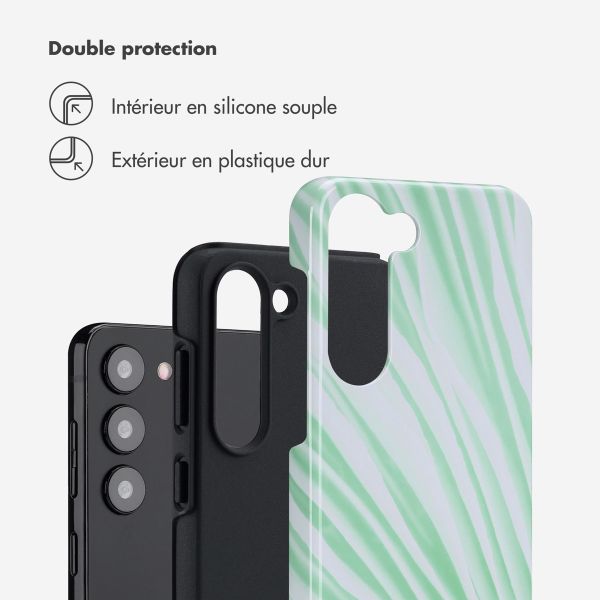 Selencia Coque arrière Vivid Tough Samsung Galaxy S23 - Nature Grayed Jade