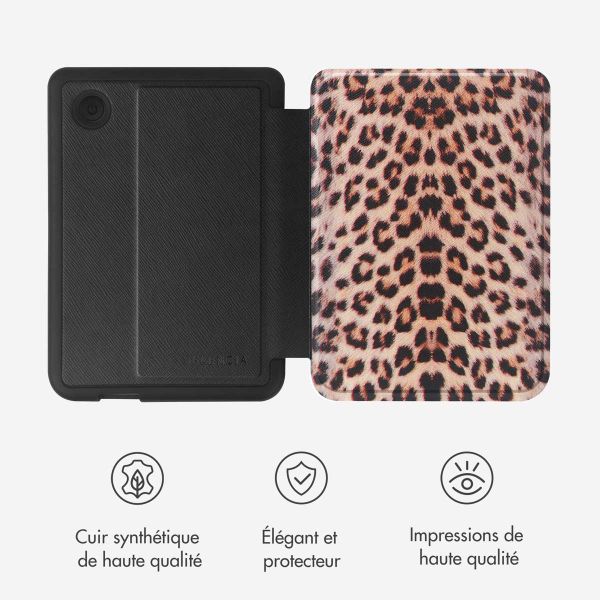 Selencia Étui de liseuse portefeuille Vivid Kobo Clara Colour / Clara BW - Wild Leo