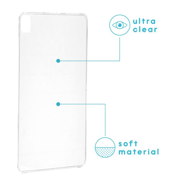 imoshion Coque silicone Apple iPad Pro 12.9 (2022) / Pro 12.9 (2021) - Transparent