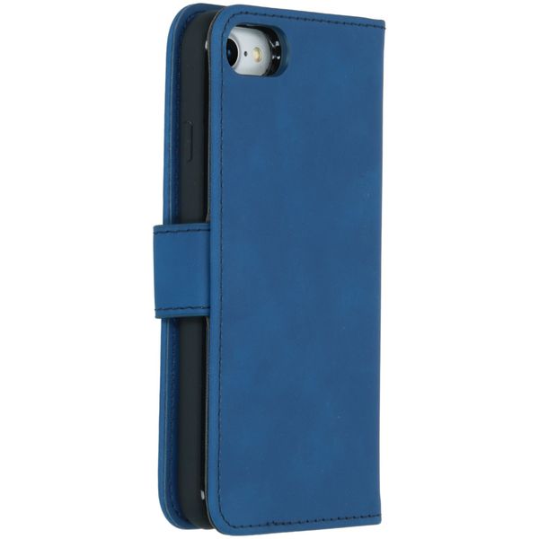 imoshion Etui de télephone luxe 2-en-1 amovible Apple iPhone SE (2020/2022) / 8 / 7 - Bleu foncé
