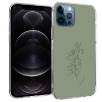 imoshion Coque Design iPhone 12 (Pro) - Floral Green