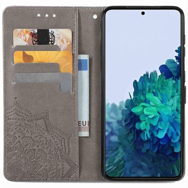 imoshion Etui de télephone Mandala Samsung Galaxy S22 - Gris