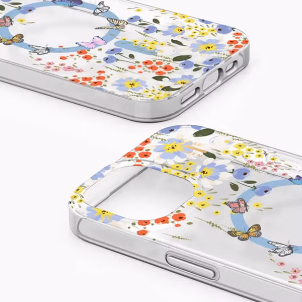 iDeal of Sweden Coque Clear MagSafe Apple iPhone 13 / 14 / 15 / 16e - Artistic Garden