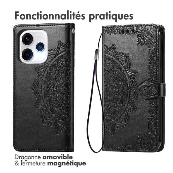 imoshion Etui de télephone Mandala Oppo Reno15 (5G) - Noir