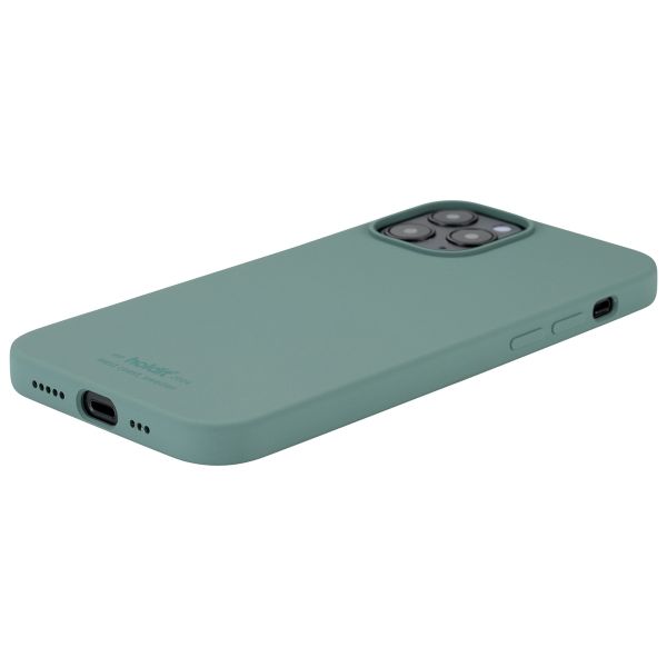 Holdit Coque Silicone Apple iPhone 12 (Pro) - Moss Green