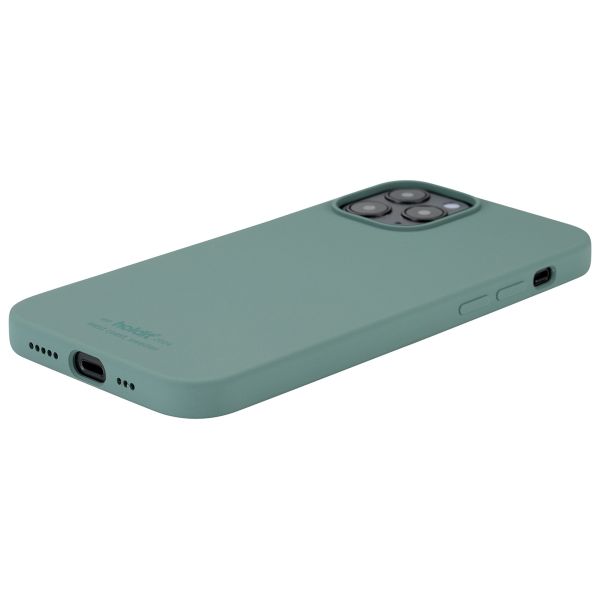 Holdit Coque Silicone iPhone 12 (Pro) - Moss Green