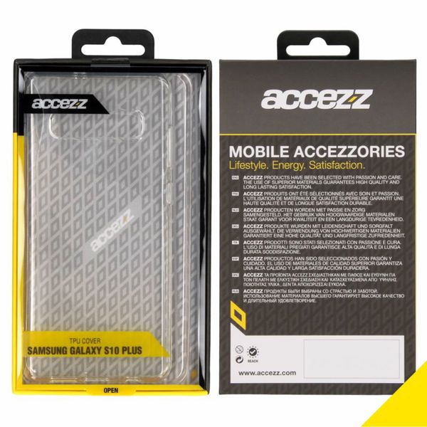 Accezz Coque Clear Samsung Galaxy S10 Plus - Transparent